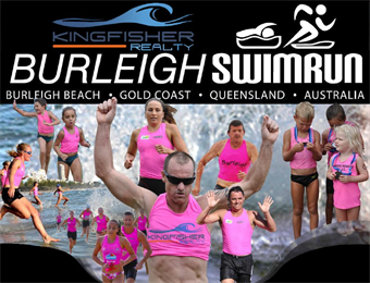 Kingfisher Realty Burleigh Swim Run Australia Day