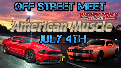 Wednesday Street Meet - American Muscle Night