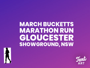 March Bucketts Marathon Event