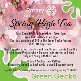 Rotary Pen 2.0 Green Gecko Spring High Tea