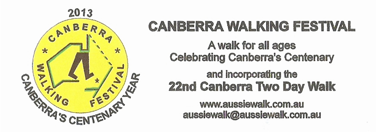 2013 Canberra Walking Festival